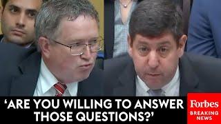 BREAKING NEWS Thomas Massie Demands Answers From ATF Director About Jan. 6 Pipe Bombs At DNC & RNC