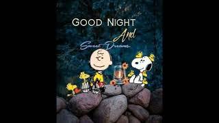 Good Night And Sweet Dreams From Charlie Brown Snoopy & Woodstock