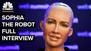 Interview With The Lifelike Hot Robot Named Sophia Full  CNBC