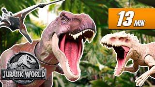 Every Dino Battle EVER Compilation  Jurassic World  Mattel Action