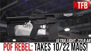 Ultra Light .22 AR Takes Ruger 1022 Mags The POF Rebel SHOT Show 2020