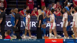 FULL 4th Quarter #8 UCLA Bruins vs Arizona Wildcats  Pac-12 Womens College Basketball