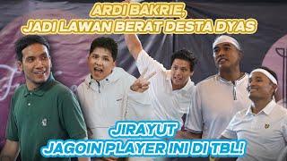 ARDI BAKRIE JADI LAWAN BERAT DESTA DYAS. JIRAYUT JAGOIN PLAYER INI DI TBL #TenisBarengLuna