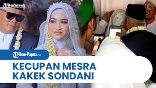 Viral Video Seorang Kakek 65 Tahun Nikahi Gadis 18 Tahun di Cirebon Sondani Berikan Kecupan Mesra