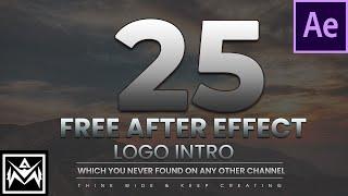 Best 25 New and Unique Logo Intro After Effects Template Free Download  Copyright Free