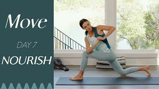 Day 7 - Nourish    MOVE - A 30 Day Yoga Journey