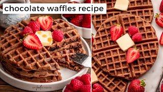 Homemade Chocolate Waffles Recipe