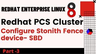 RHEL8 Configure Stonith Fence Devices In PCS Pacemaker Cluster RHEL8 Centos8