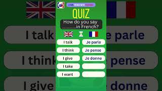 Learn French with little Quizzes   #quiz #learnfrench