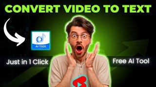 Video to Text Converter Online Free  YouTube Video to Text Converter