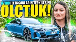 476HP Audi E-Tron GT İle İnsanların Tepkisini Ölçtük  Uzun Süreli Deneyim