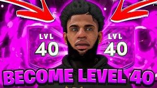 THE FASTEST WAY TO HIT LEVEL 40 on NBA 2K22 HOW I BECAME LEVEL 40 IN DAYS