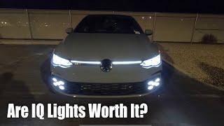 2022 MK8 GTI SE at Night  IQ Headlights US Version