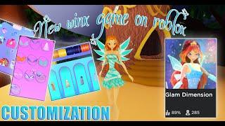 NEW WINX GAME ON ROBLOX  CUSTOM FAIRIES MINIGAMES AND SO MANY MORE 