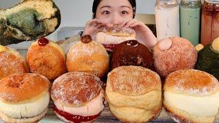 ASMR 단언컨대 제 인생 도넛 이였어요 도너츠 10종류 리얼먹방  10 types of donuts Dessert MUKBANG