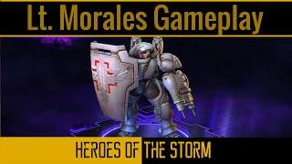 Heroes of the Storm - Lt. Morales Gameplay - DeutschHOTSPTR