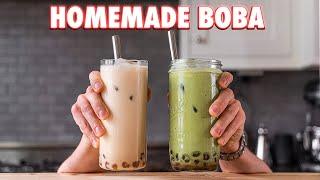 Perfect Boba Tea Completely from Scratch 2 Ways