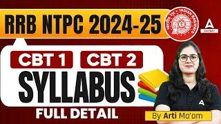 RRB NTPC  Syllabus 2024  RRB NTPC CBT and 1 CBT 2 Complete Syllabus in Hindi