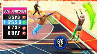 this jumpshot for 66 PGs is EXACTLY like PATTY MILLS... BEST JUMPSHOT for 66 pgs  NBA 2K24