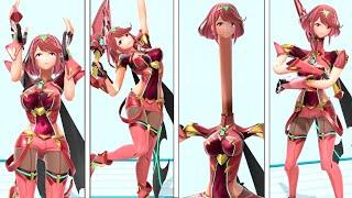 What If Pyra Tried To Copy Every Characters Taunts In Super Smash Bros Ultimate?