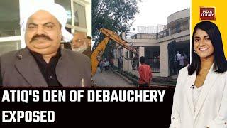 Atiq & Ashrafs Dark Truths Out Atiq Ahmeds Office Demolished In Prayagraj  REPORT