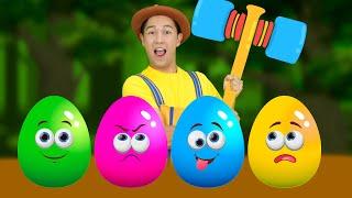 Surprise Eggs Kids Songs  TigiBoo  Nursery Rhymes