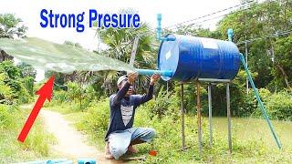 Strong Pressure How to make Free Energy Water Pump NO Electricity Auto Pump 24hDay What to See?