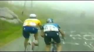 Indurain vs Pantani Tour 1994  Hautacam