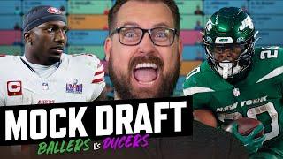 Mock Draft Battle Ballers vs Ducers  Fantasy Football 2024 - Ep. 1613