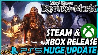 Lord Of The Rings Return To Moria Steam & Xbox Release Date Huge Update Ps5 What You Need To Know