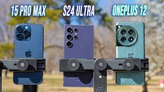 S24 Ultra VS Iphone 15 Pro Max VS Oneplus 12  Camera COMPARISON