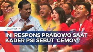 Disebut Gemoy oleh Kader PSI Ini Respons Prabowo Subianto