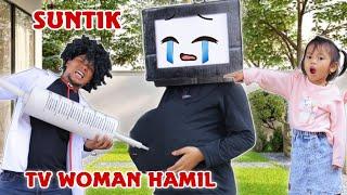 PARAH  ADA TV WOMAN HAMIL DI SUNTIK  CHIKAKU FAMILY