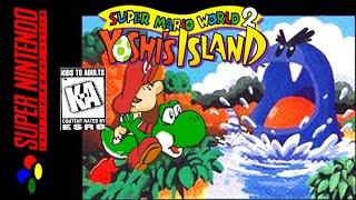 Longplay SNES - Super Mario World 2 Yoshis Island 100% HD 60FPS