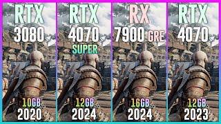RTX 3080 vs RTX 4070 SUPER vs RX 7900 GRE vs RTX 4070 - Test in 25 Games