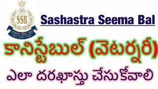 How to apply SSB  ssb constable  SSB apply in Telugu  ssb apply  By Mahesh Telugu tech tools