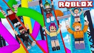 We Went to a FUN Roblox Water Park   Aqualiana Water Park