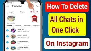 How To Delete All Chats On Instagram At Once New Update 2023  Delete All Instagram DMS