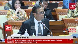 Mahfud MD Geram Cecar Anggota DPR Pakai Dalil