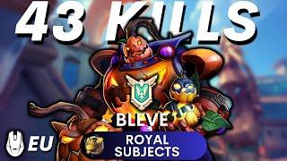 43 Kills BOMB KING MELTS EVERYONE With New ITEM TRIGER SCENT Bleve Master  - Paladins Gameplay