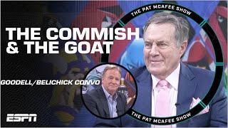 Bill Belichick & Roger Goodell talk officiating rule changes & Bill’s PITCH  The Pat McAfee Show