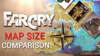 Far Cry maps SIZE comparison incl. Far cry 6