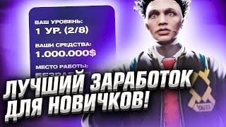 ГАЙД КАК БЫСТРО ЗАРАБОТАТЬ НОВИЧКУ НА АРИЗОНА ГТА 5 РП ARIZONA V