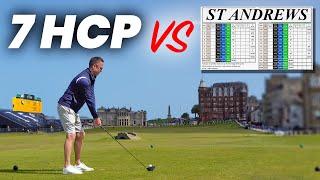 What can a 7 hcp score around  OLD COURSE St Andrews