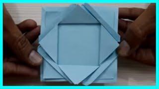 How To Make A Paper Photo Frame  Origami Paper Photo Frame  Activity for Kids