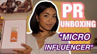What I Get In PR As A MICRO-INFLUENCER  MICRO-INFLUENCER PR UNBOXING