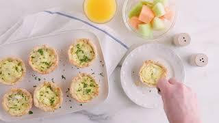 Mini Bacon and Cheese Quiches  Pillsbury