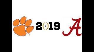 2019 CFP National Championship #2 Clemson vs #1 Alabama Highlights