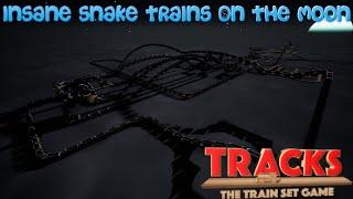 Creating A Huge Toy Train Snake On The Moon  Tracks The Train Set Game Si-Fi Pack