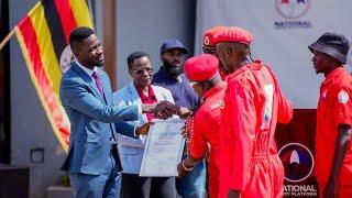 HON BETTY NAMBOOZE SPEECH TODAY WITH H.E PRESIDENT BOBI WINE ALANGIDE MPUUGA